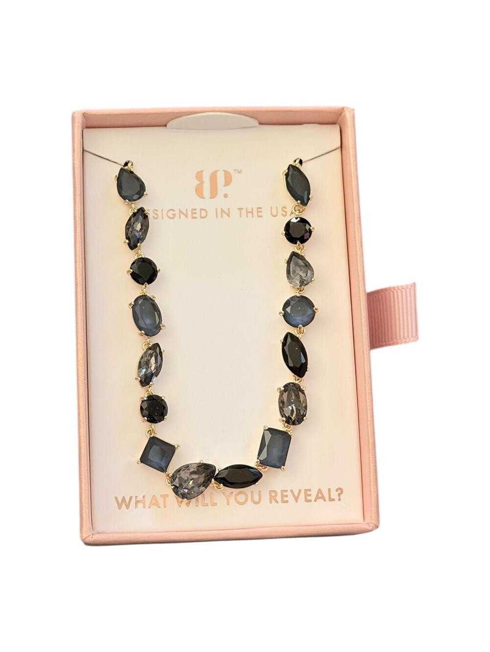 Bomb Party Holiday Jewel Candy "Candy Cane Crush" Luxe Licorice on Yellow Gold